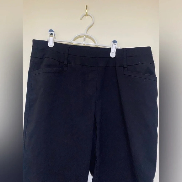 Pennington’s women’s Plus Size Savy Black stretchy office flare pants size 18 - Picture 8 of 11